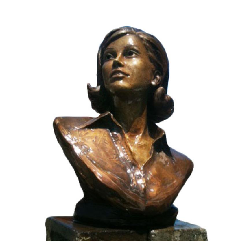 Mary Tyler Moore Bronze bust Emmys Hall of Fame Hollywood