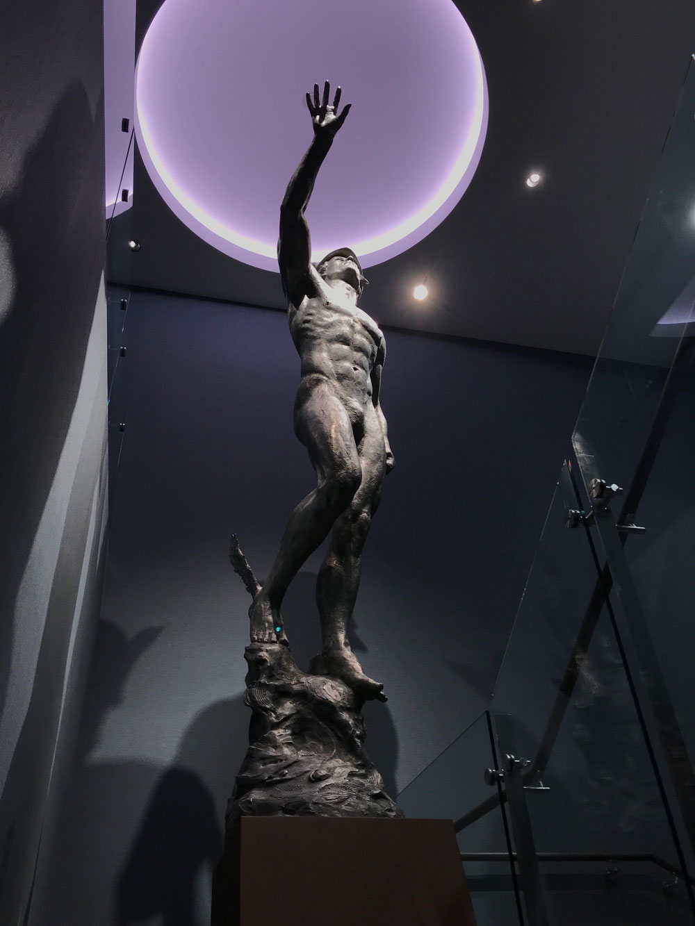 Los Angeles Mercury Sculpture Stainless